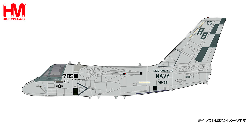 HA4912 HOBBY MASTER US NAVY / アメリカ海軍 S-3B バイキング VS-32 モーラーズ 砂漠の嵐作戦 1:72 お取り寄せ