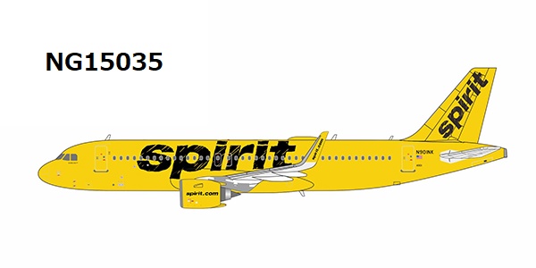 NG15035 NG MODELS Spirit / スピリット航空/スピリッツ航空 A320neo N901NK 1:400 完売しました。 NG MODELS 1:400 Spirit / スピリット航空/スピリッツ航空 A320neo 亜鉛ダイキャスト製