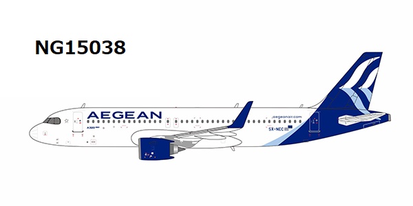 NG15038 NG MODELS Aegean Airlines / エーゲ航空 n/c A320neo SX-NEC 1:400 完売しました。 NG MODELS 1:400 Aegean Airlines / エーゲ航空 A320neo 亜鉛ダイキャスト製