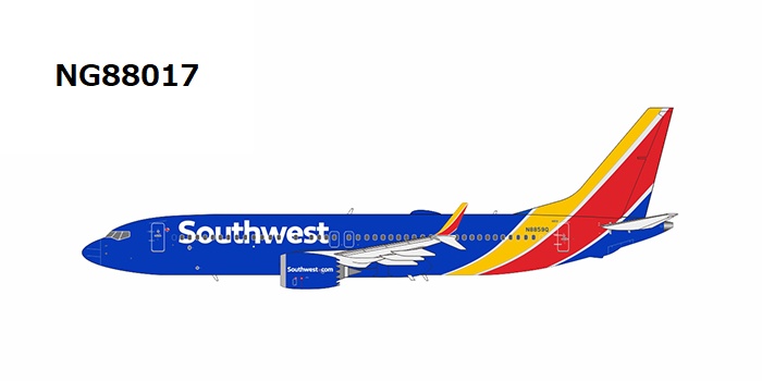 NG88017 NG MODELS Southwest Airlines / サウスウエスト航空 Heart livery B737 MAX8 N8859Q 1:400 完売しました