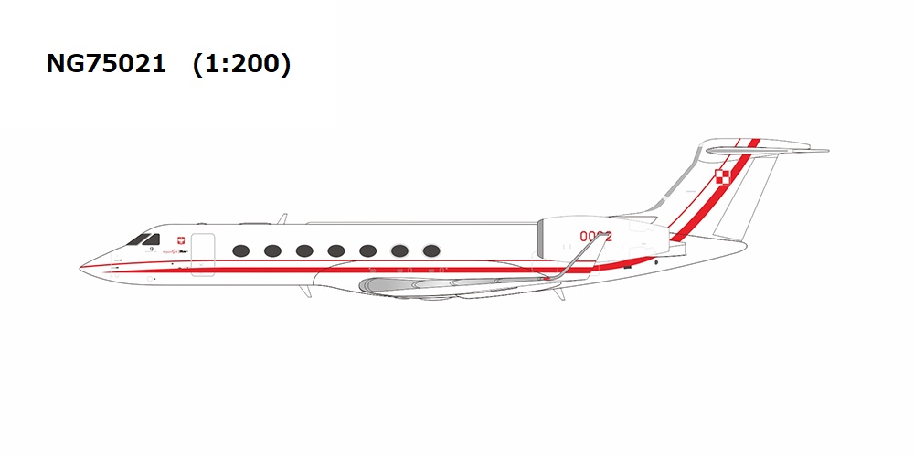 NG75021 NG MODELS Polish Air Force / ポーランド空軍 Gulfstream G550 0002 1:200 お取り寄せ NG MODELS 1:200 Polish Air Force / ポーランド空軍 Gulfstream G550 亜鉛ダイキャスト製