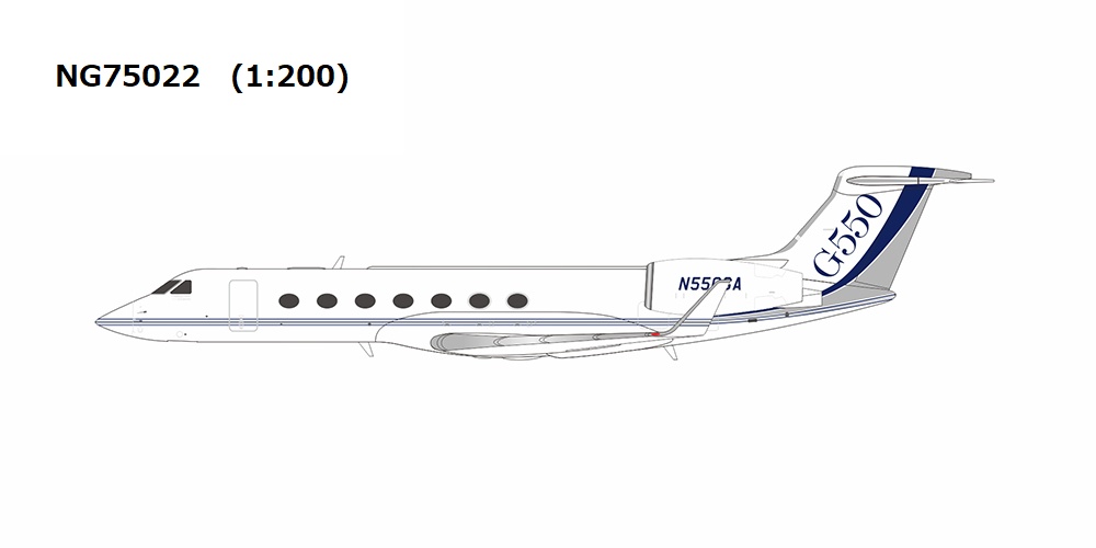 NG75022 NG MODELS Gulfstream Aerospace / ガルフストリーム・エアロスペース o/c Gulfstream G550 N550GA 1:200 完売しました。