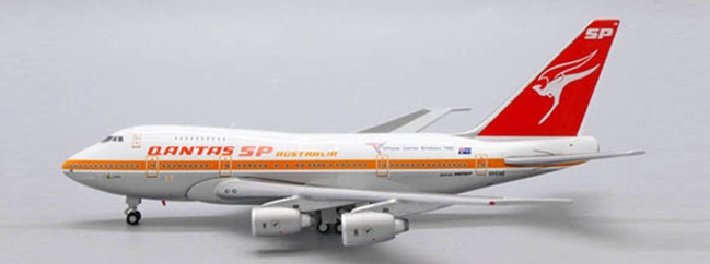 EW474S006 JC WING Qantas Airways / カンタス航空 B747SP VH-EAB Brisbane 1982 1:400 JC WING 1:400 Qantas Airways / カンタス航空 747SP 亜鉛ダイキャスト製