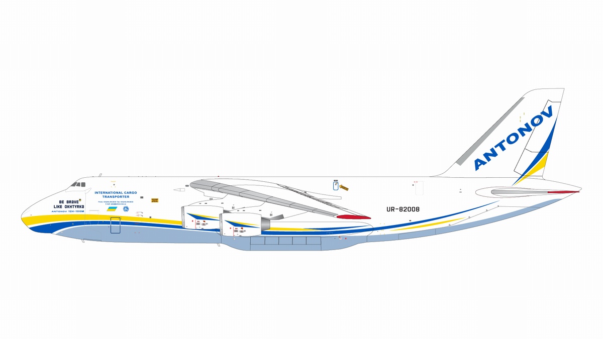 G2ADB1082 GEMINI 200 Antonov Airlines / アントノフ設計局 An-124-100M UR-82088 1:200 GEMINI JETS 1:200 Antonov Airlines / アントノフ設計局 An-124 亜鉛ダイキャスト製