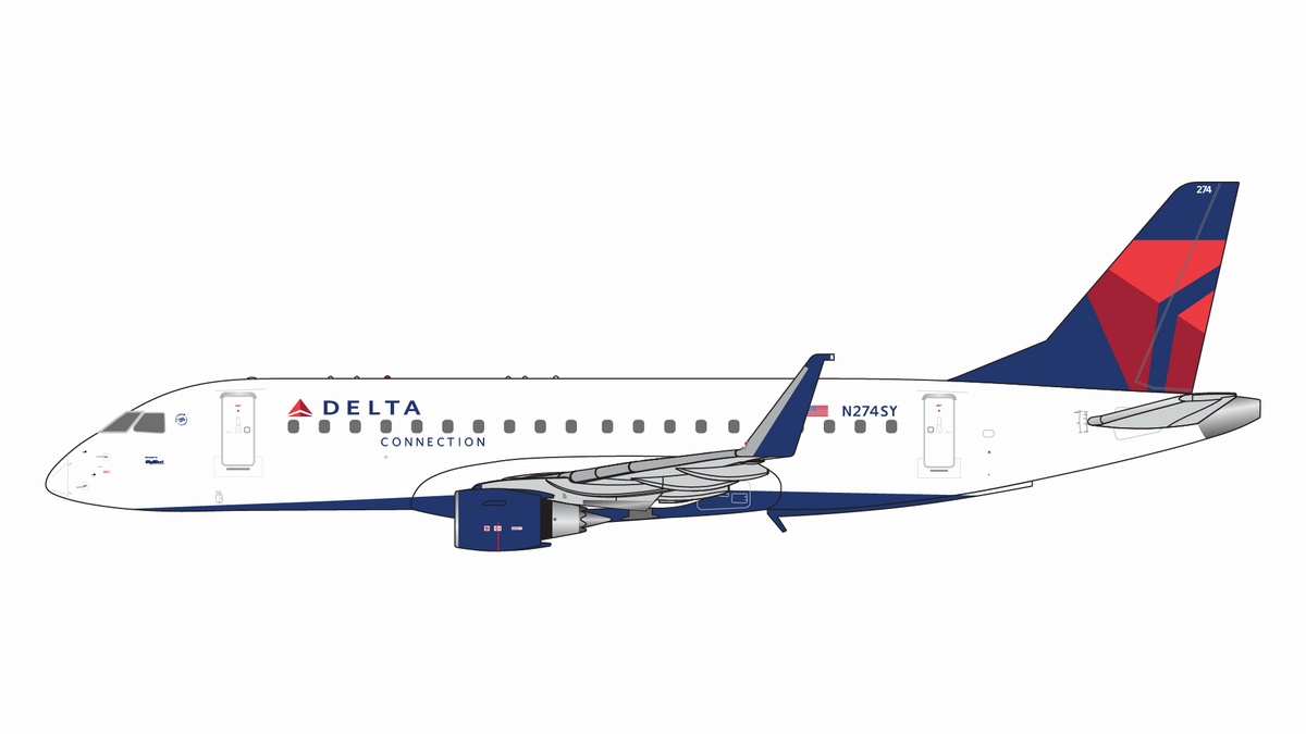GJDAL2037 GEMINI JETS Delta Connection / デルタ・コネクション Embraer E175LR N274SY 1:400 メーカー完売 GEMINI JETS 1:400 Delta Connection / デルタ・コネクション E175 亜鉛ダイキャスト製
