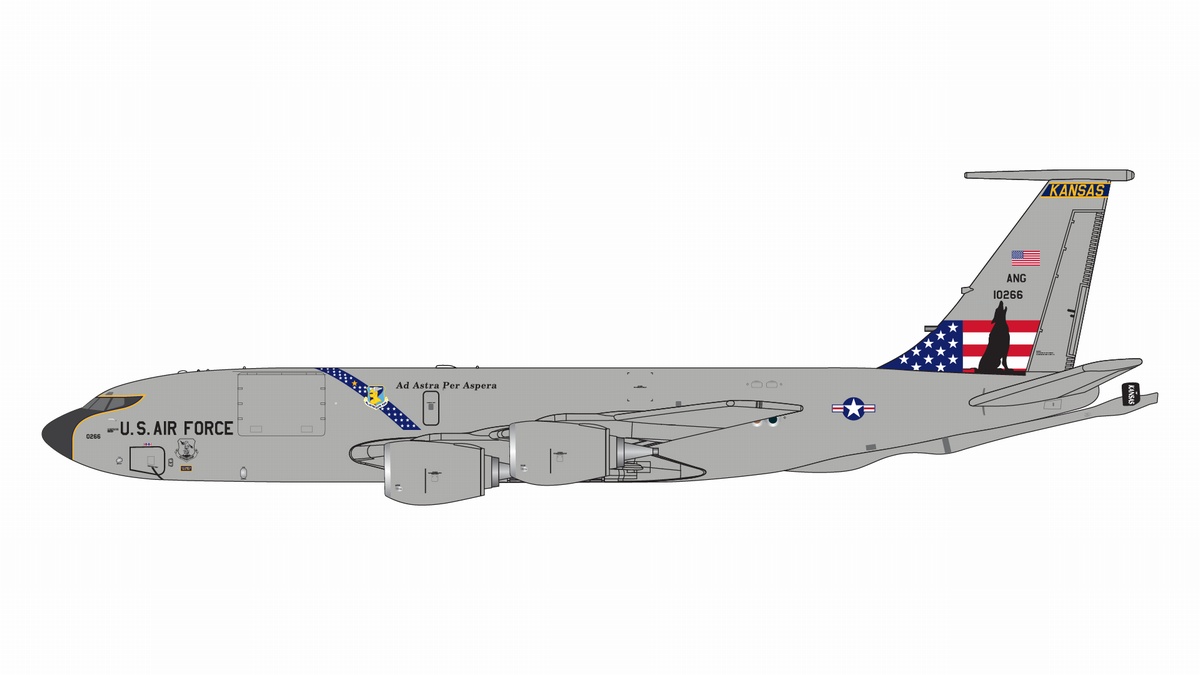 GMUSA129 GEMINI MACS U.S. Air Force / アメリカ空軍 KC-135R 61-0266 Kansas ANG 1:400 お取り寄せ
