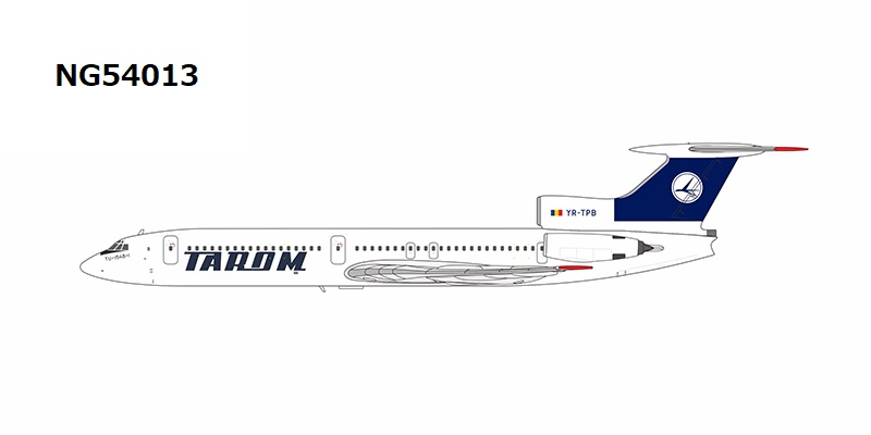 NG54013 NG MODELS TAROM Airways / タロム航空 with anti-glare coating Tu-154B YR-TPB 1:400 お取り寄せ NG MODELS 1:400 TAROM Airways / タロム航空 Tu-154 亜鉛ダイキャスト製