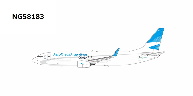 NG58183 NG MODELS Aerolineas Argentinas Cargo / アルゼンチン航空貨物 B737-800SFW LV-CTC 1:400 完売しました。 NG MODELS 1:400 Aerolineas Argentinas Cargo / アルゼンチン航空貨物 737-800 亜鉛ダイキャスト製