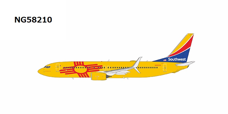 NG58210 NG MODELS Southwest Airlines / サウスウエスト航空 New Mexico One cs B737-800W N8655D 1:400 お取り寄せ NG MODELS 1:400 Southwest Airlines / サウスウエスト航空 737-800 亜鉛ダイキャスト製