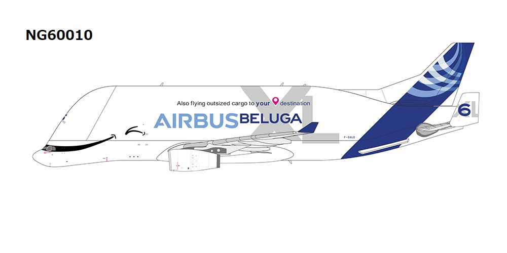 NG60010 NG MODELS Airbus Transport International / エアバス・トランスポート・インターナショナル # 6; with 