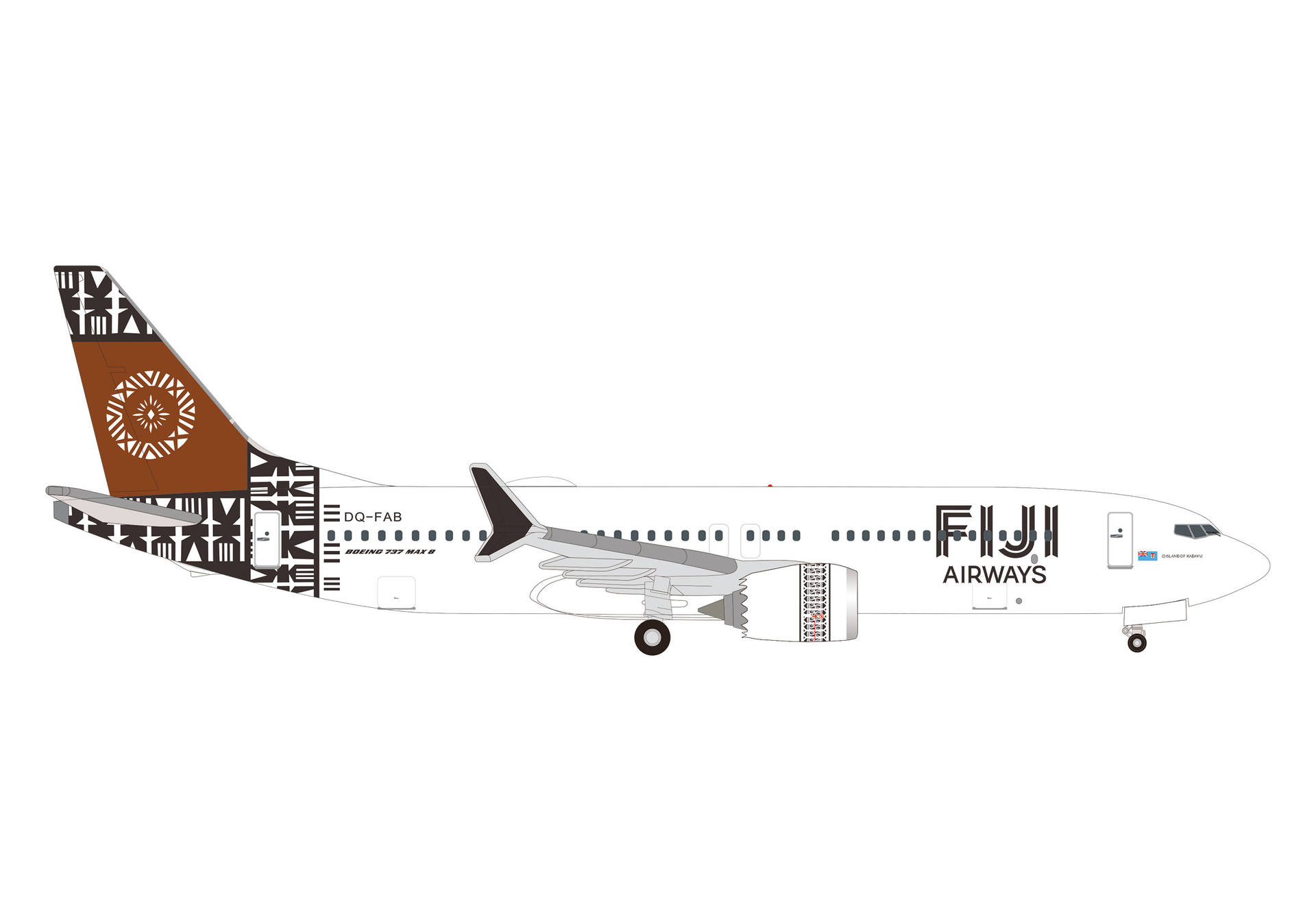 537117 Herpa FIJI AIRWAYS / フィジー・エアウェイズ B737 MAX8 DQ-FAB Island of Kadavu 1:500 完売しました。 Herpa 1:500 FIJI AIRWAYS / フィジー・エアウェイズ 737 MAX8 亜鉛ダイキャスト製