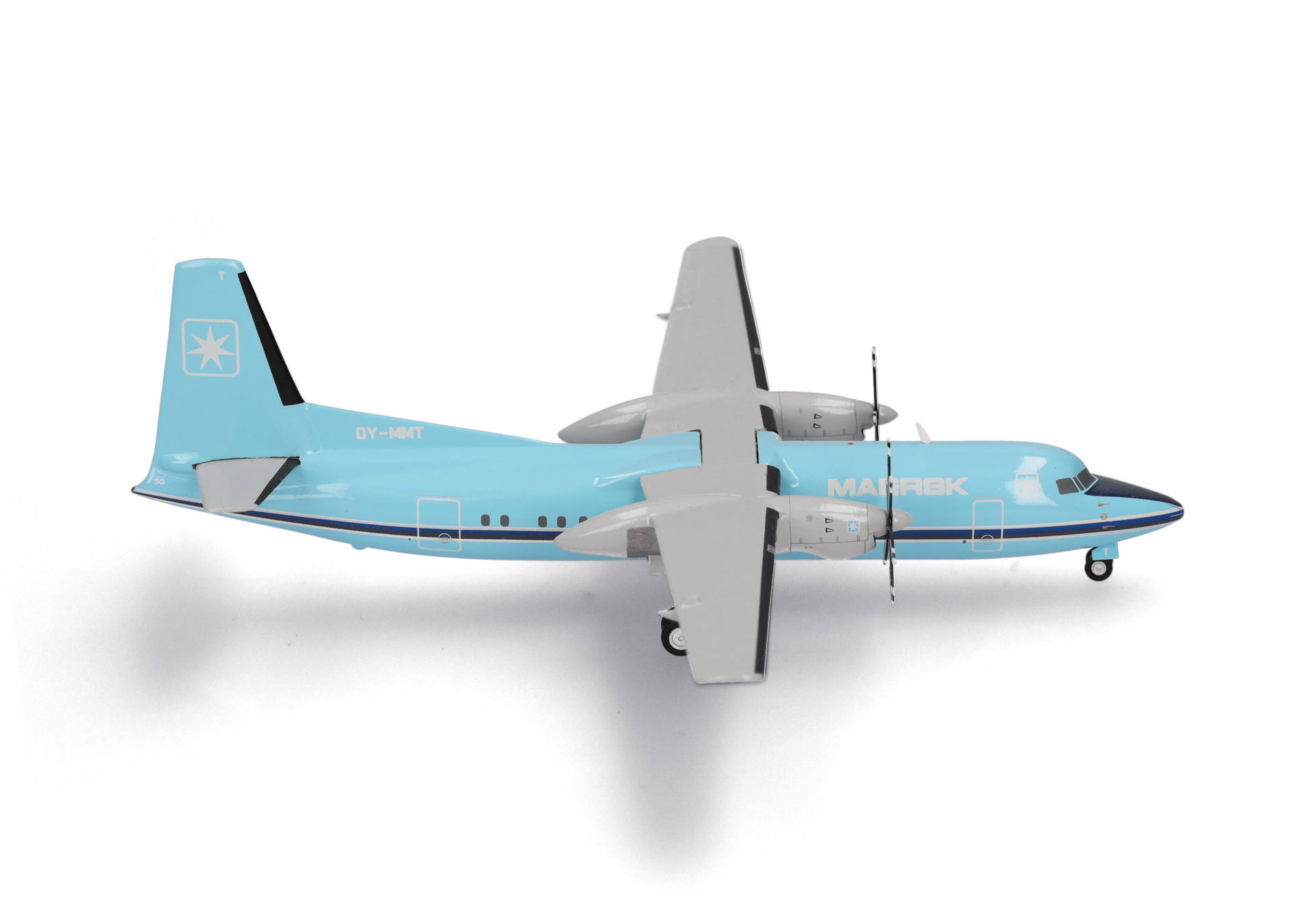 572804 Herpa Maersk Air / マースク航空 F-50 OY-MMT 1:200 完売しました。