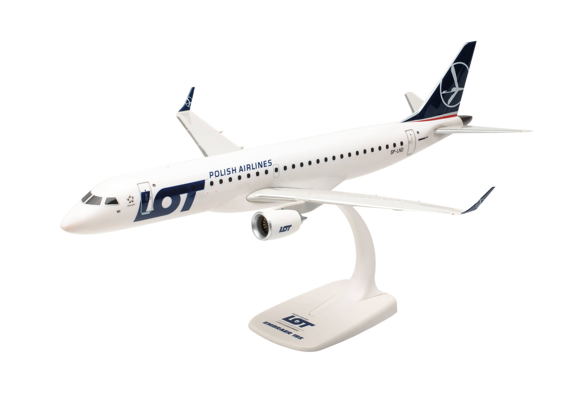 613989 Herpa SNAPFIT LOT Polish Airlines / LOTポーランド航空 E195 SP-LND 1:100 予約