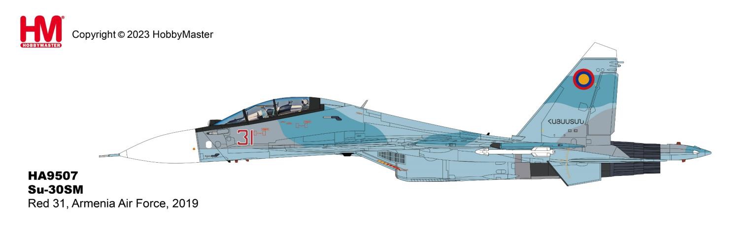 HA9507 HOBBY MASTER Armenian Air Force / アルメニア空軍 Su-30SM フランカー 2019年 1:72 お取り寄せ Hobby Master 1:72 Armenian Air Force / アルメニア空軍 Su-30 フランカー 亜鉛ダイキャスト製