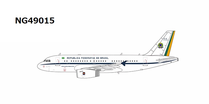 NG49015 NG MODELS Brazilian Air Force / ブラジル政府専用機 o/c A319-100 ACJ(VC-1A) FAB2101 1:400 お取り寄せ NG MODELS 1:400 Brazilian Air Force / ブラジル政府専用機 A319ACJ 亜鉛ダイキャスト製