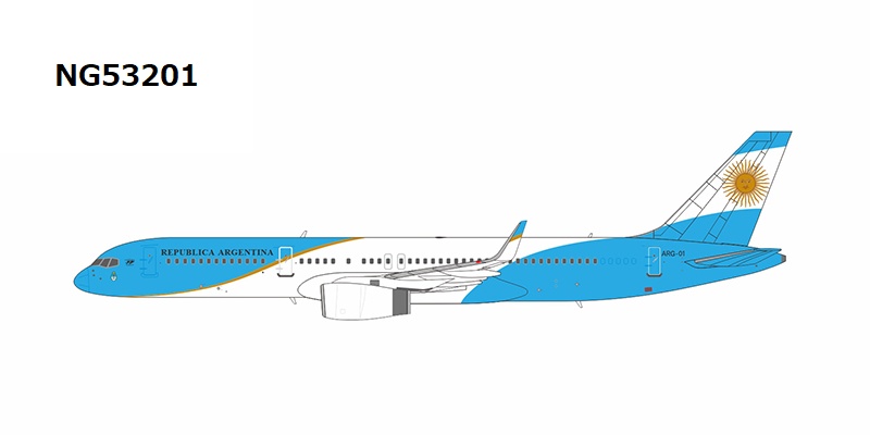 NG53201 NG MODELS Argentina Air Force / アルゼンチン空軍 B757-200 ARG-01 1:400 完売しました。