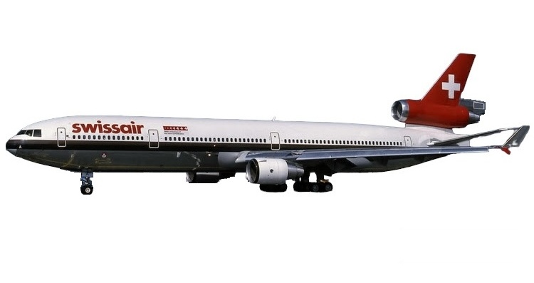 11850 Phoenix Swissair / スイス航空 (Polish) MD-11 HB-IWA 1:400 メーカー完売