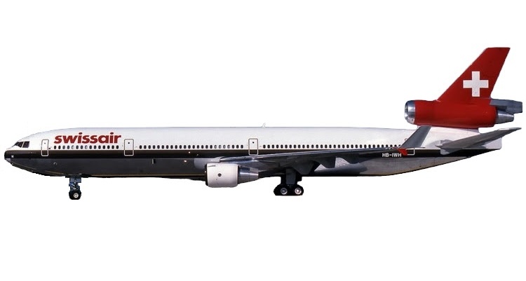 11851 Phoenix Swissair / スイス航空 (Polish) MD-11 HB-IWH 1:400 メーカー完売