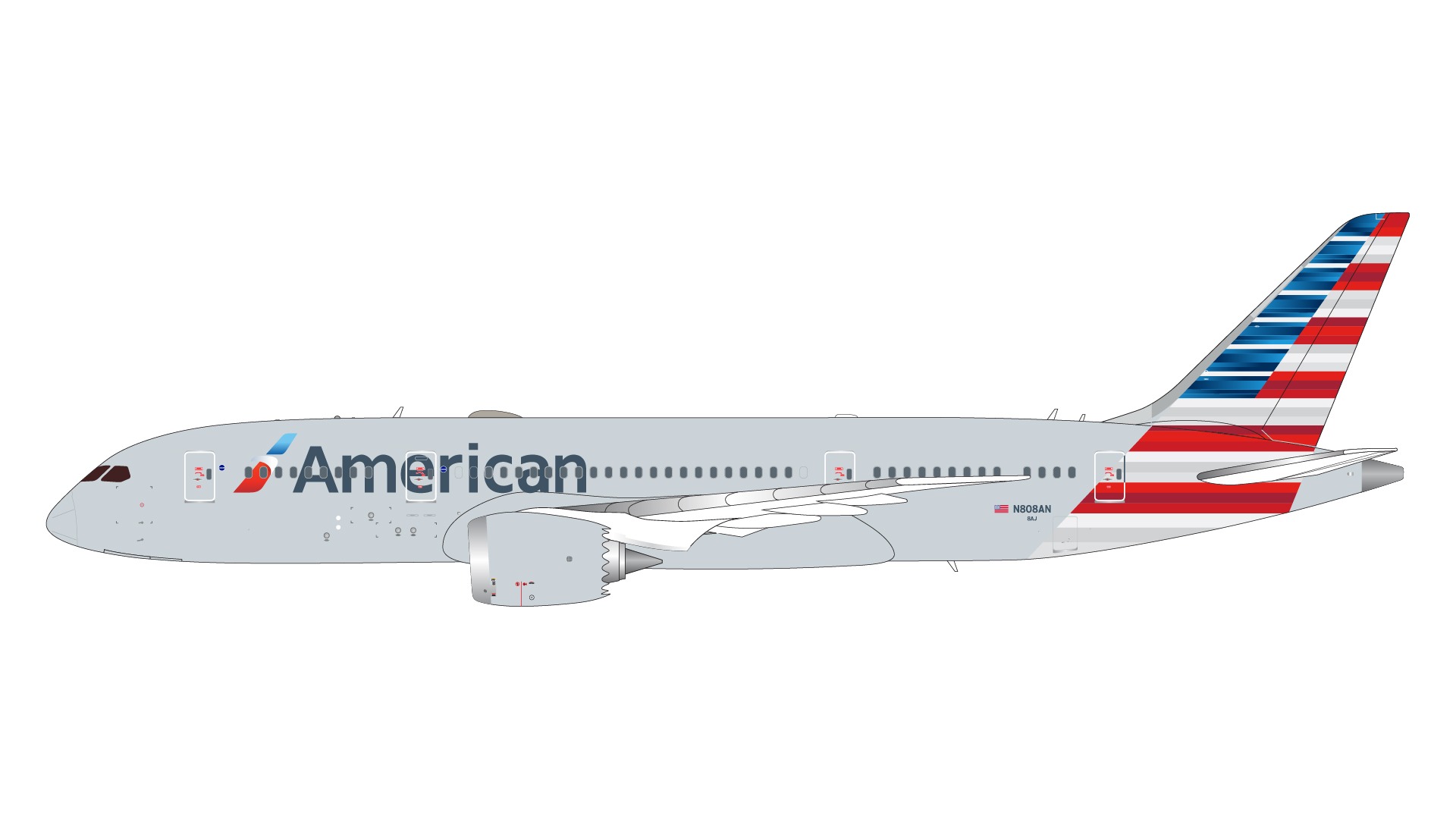 G2AAL1105 GEMINI 200 American Airlines / アメリカン航空 B787-8 N808AN  1:200 完売しました