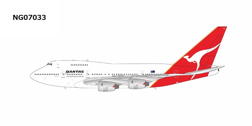NG07033 NG MODELS Qantas Airways / カンタス航空 The Australian Airline title; named City of Traralgon B747SP VH-EAB 1:400 お取り寄せ