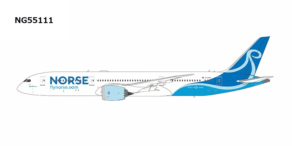 NG55111 NG MODELS Norse Atlantic Airways / ノースアトランティック航空 B787-9 G-CKOF 1:400 完売しました。