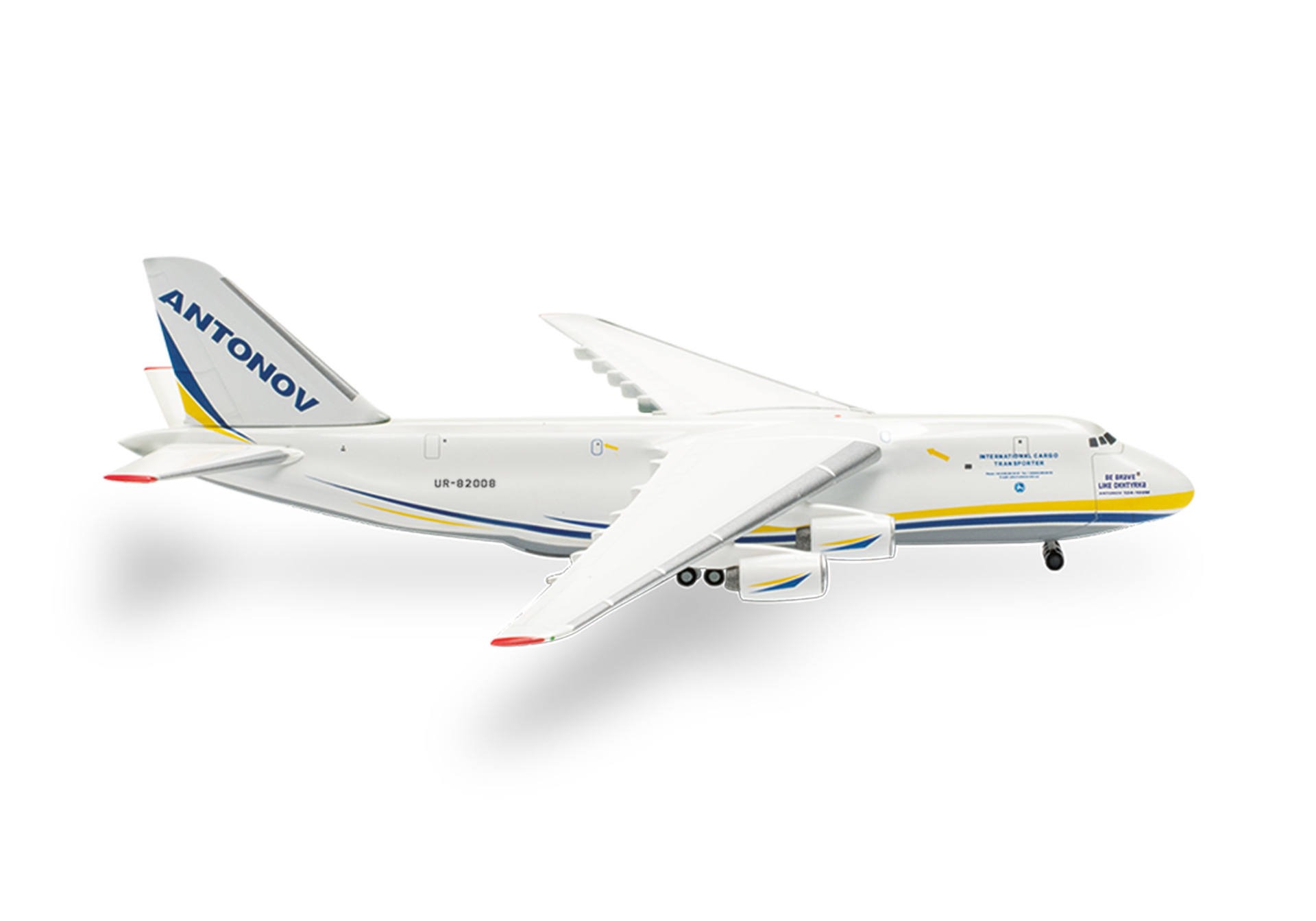 526777-005 Herpa Antonov Airlines / アントノフ設計局 AN-124 UR-82008 Be brave like Okhtyrka 1:500 完売しました。