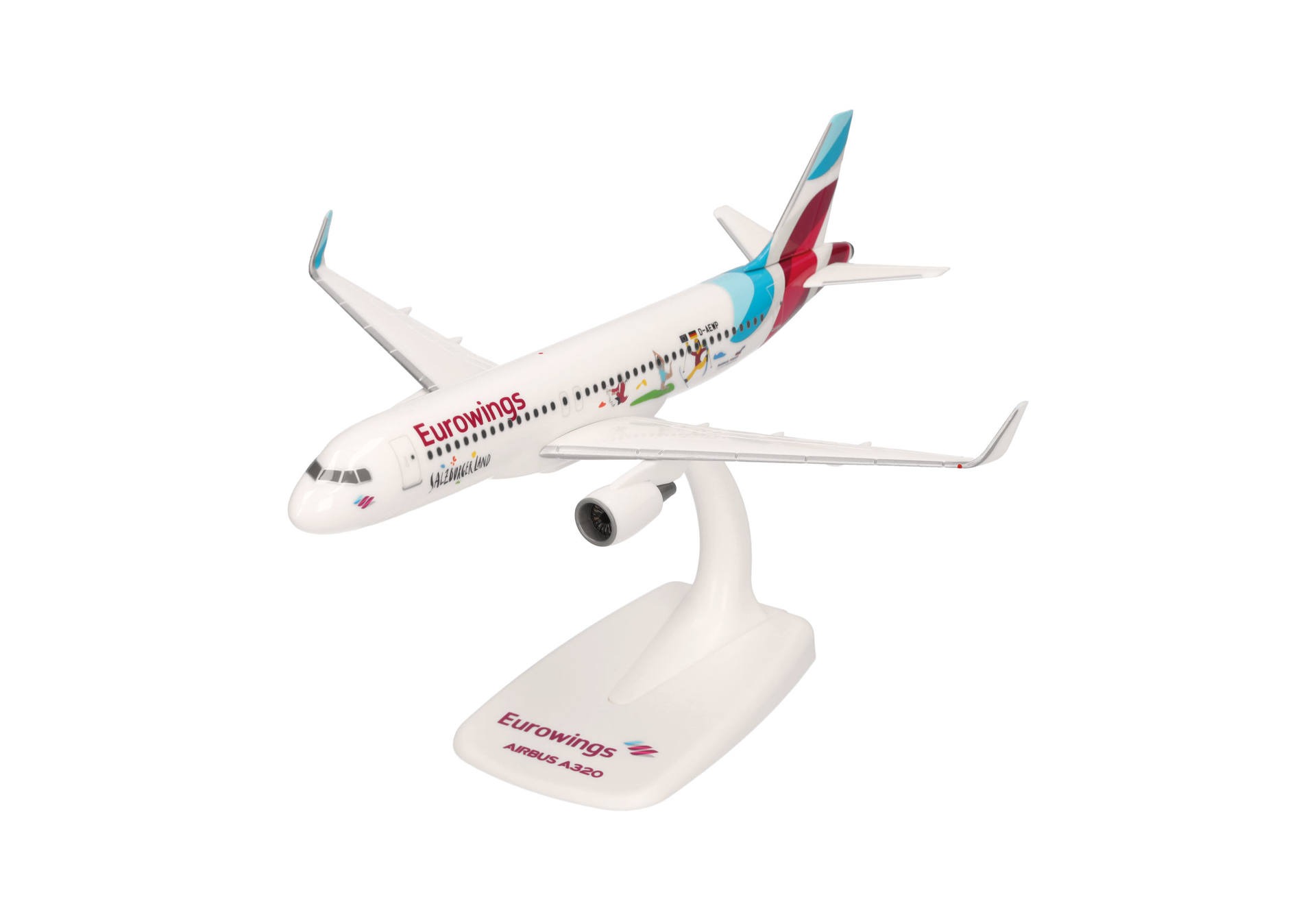 614122 Herpa SNAPFIT Eurowings / ユーロウイングス A320 D-AEWP Salzburger Land 1:200 予約