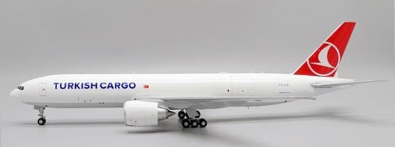 EW277L002C JC WING Turkish Cargo / ターキッシュ・カーゴ Interactive Series B777F TC-LJR スタンド付 1:200 完売しました。 JC WING 1:200 Turkish Cargo / ターキッシュ・カーゴ 777-200F 亜鉛ダイキャスト製
