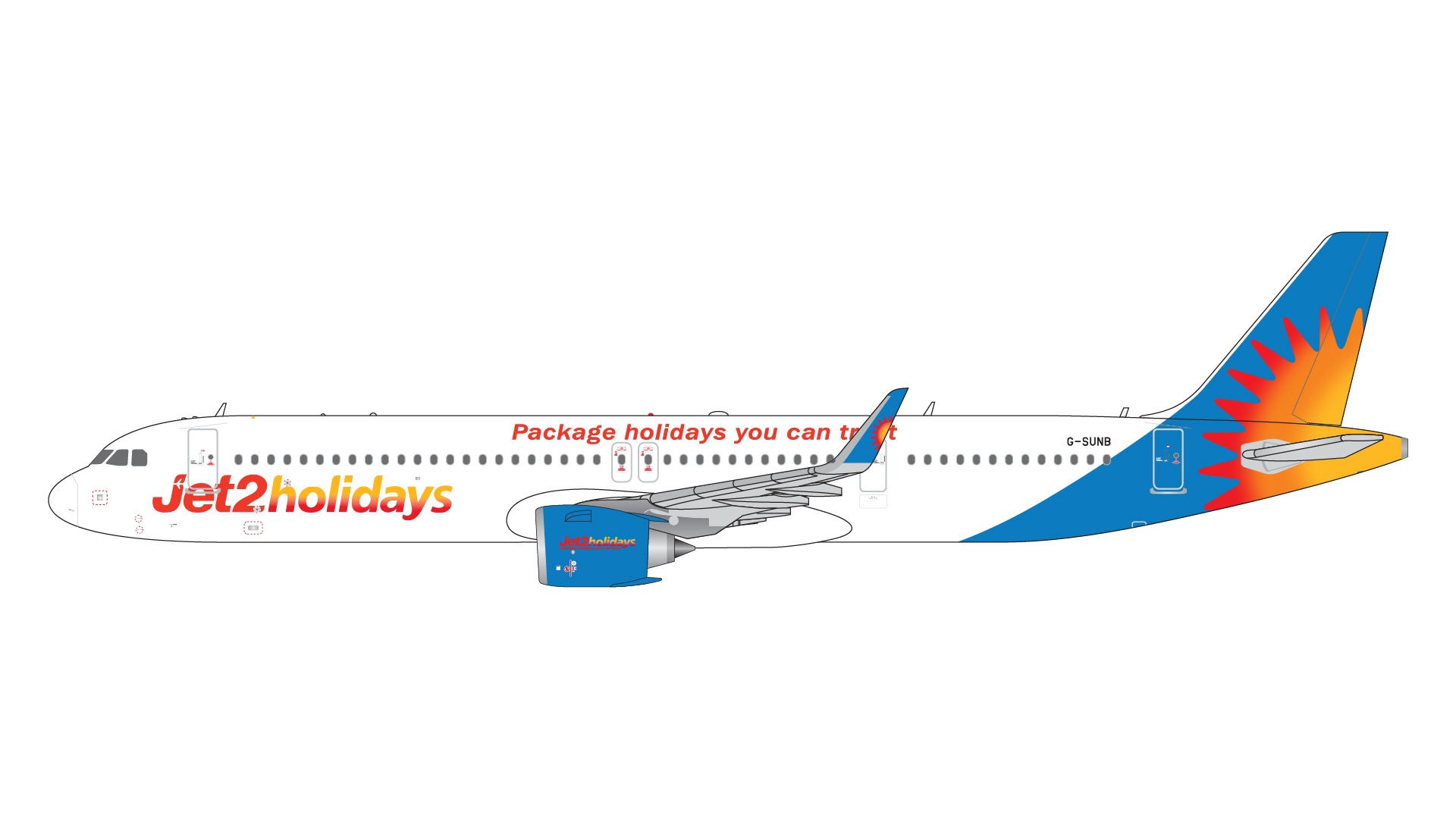 GJEXS2237 GEMINI JETS Jet2holidays / ジェットツー・ホリデーズ A321neo G-SUNB 1:400 メーカー完売