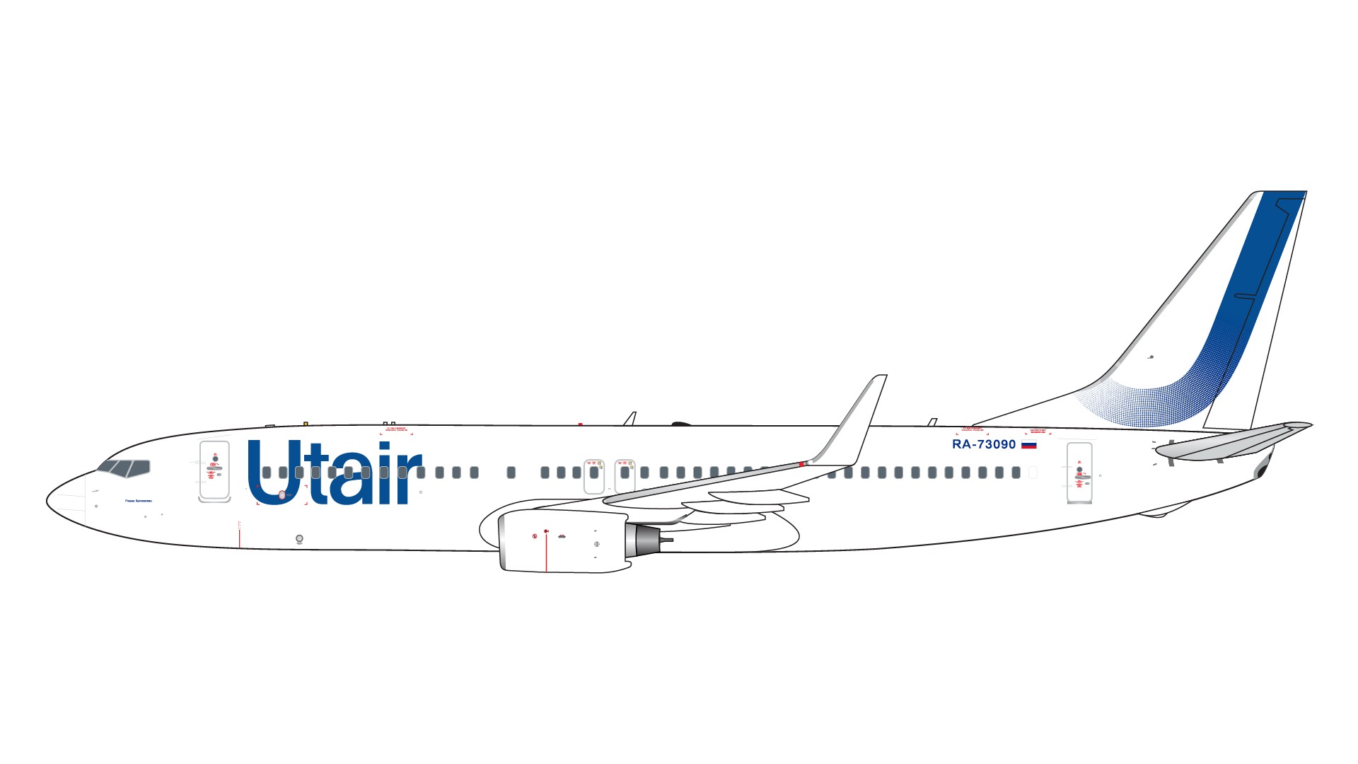 GJUTA2120 GEMINI JETS UT Air / UTエア B737-800W RA-73090 1:400 メーカー完売 GEMINI JETS 1:400 UTAir / UTエア 737-800 亜鉛ダイキャスト製