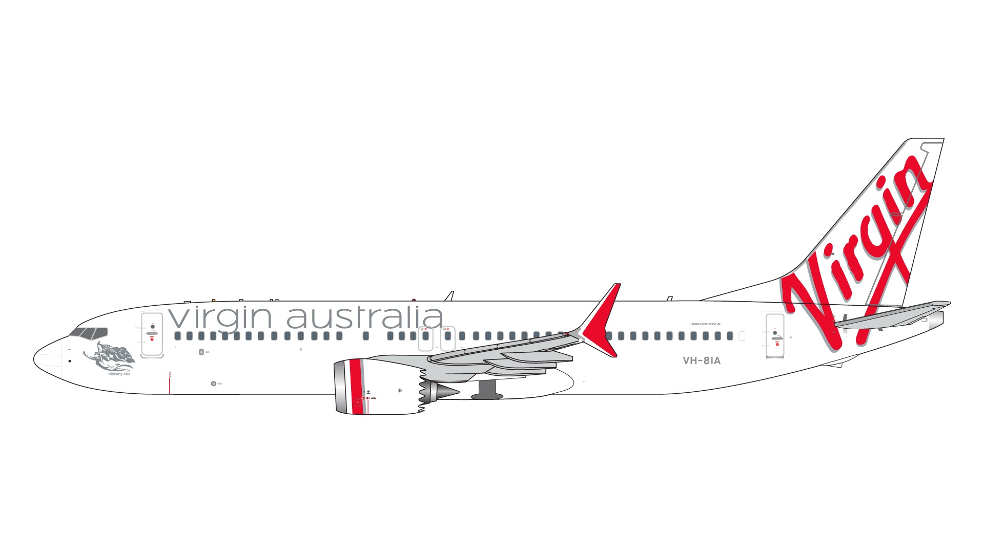 GJVOZ2142 GEMINI JETS Virgin Australia / ヴァージン・オーストラリア B737 MAX8 VH-8IA 1:400 お取り寄せ GEMINI JETS 1:400 Virgin Australia / ヴァージン・オーストラリア 737 MAX8 亜鉛ダイキャスト製