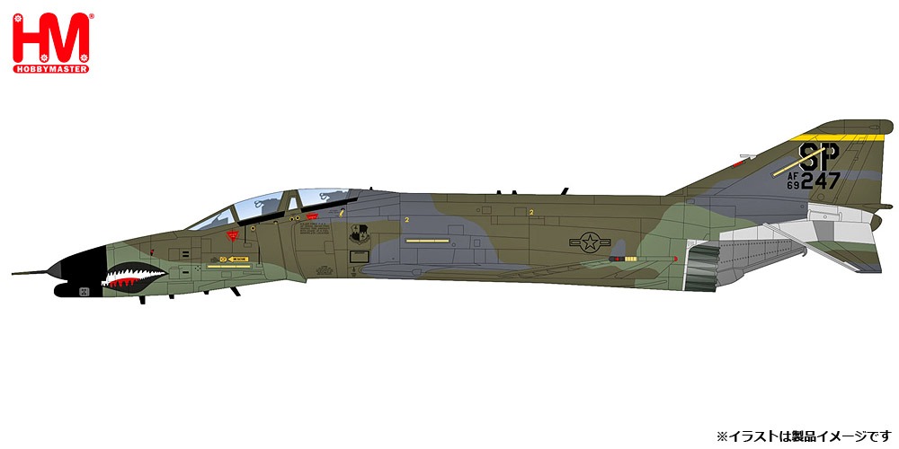 HA19058 HOBBY MASTER U.S. Air Force / アメリカ空軍 F-4G ファントム2 ワイルド・ウィーゼル 第52戦術戦闘航空団 スパングダーレムAB 69-0247 1:72 完売しました。 Hobby Master 1:72 USAF U.S. Air Force / アメリカ空軍 F-4 ファントムII 亜鉛ダイキャスト製