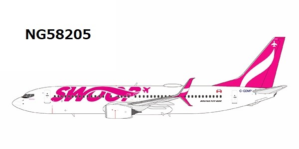 NG58205 NG MODELS Swoop / スウープ Hamilton; with scimitar winglets B737-800W C-GDMP 1:400 お取り寄せ NG MODELS 1:400 Swoop / スウープ 737-800 亜鉛ダイキャスト製