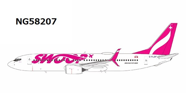 NG58207 NG MODELS Swoop / スウープ Bruce; with scimitar winglets B737-800W C-FLSF 1:400 お取り寄せ