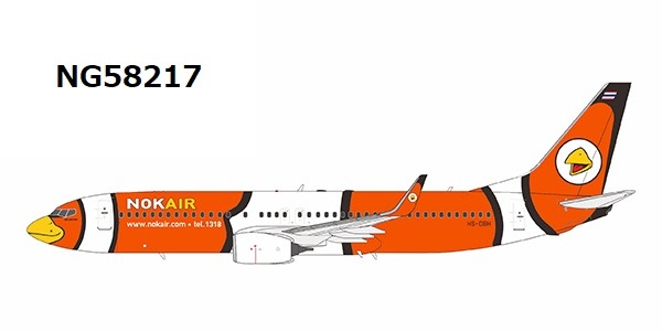 NG58217 NG MODELS NOK AIR / ノックエア Nok Cartoon c/s B737-800W HS-DBH 1:400 完売しました。