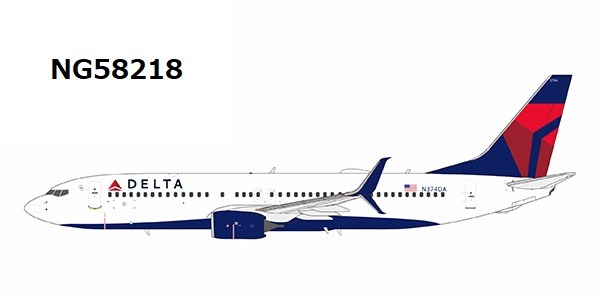 NG58218 NG MODELS Delta Air Lines / デルタ航空 with scimitar winglets B737-800W N374DA 1:400 完売しました。 NG MODELS 1:400 Delta Air Lines / デルタ航空 737-800 亜鉛ダイキャスト製