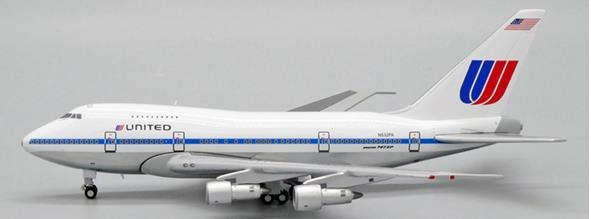 XX4960 JC WING United Airlines / ユナイテッド航空 Blue Stripe / Polished B747SP N532PA 1:400 メーカー完売