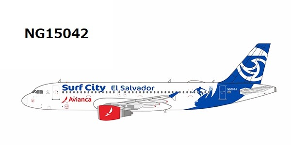 NG15042 NG MODELS AVIANCA / アビアンカ航空 Surf City cs A320-200 N686TA 1:400 お取り寄せ NG MODELS 1:400 AVIANCA / アビアンカ航空 A320 亜鉛ダイキャスト製