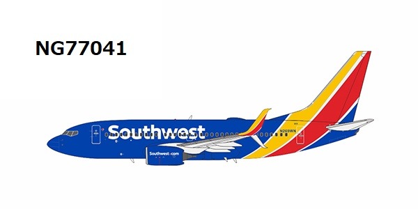 NG77041 NG MODELS Southwest Airlines / サウスウエスト航空 Heart livery; with scimitar winglets B737-700/w N269WN 1:400 お取り寄せ