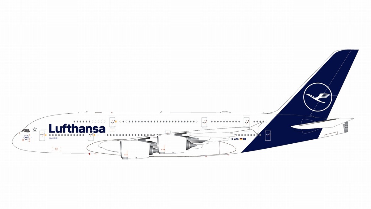 G2DLH1202 GEMINI 200 Lufthansa / ルフトハンザドイツ航空 A380 D-AIMK  1:200 完売しました。