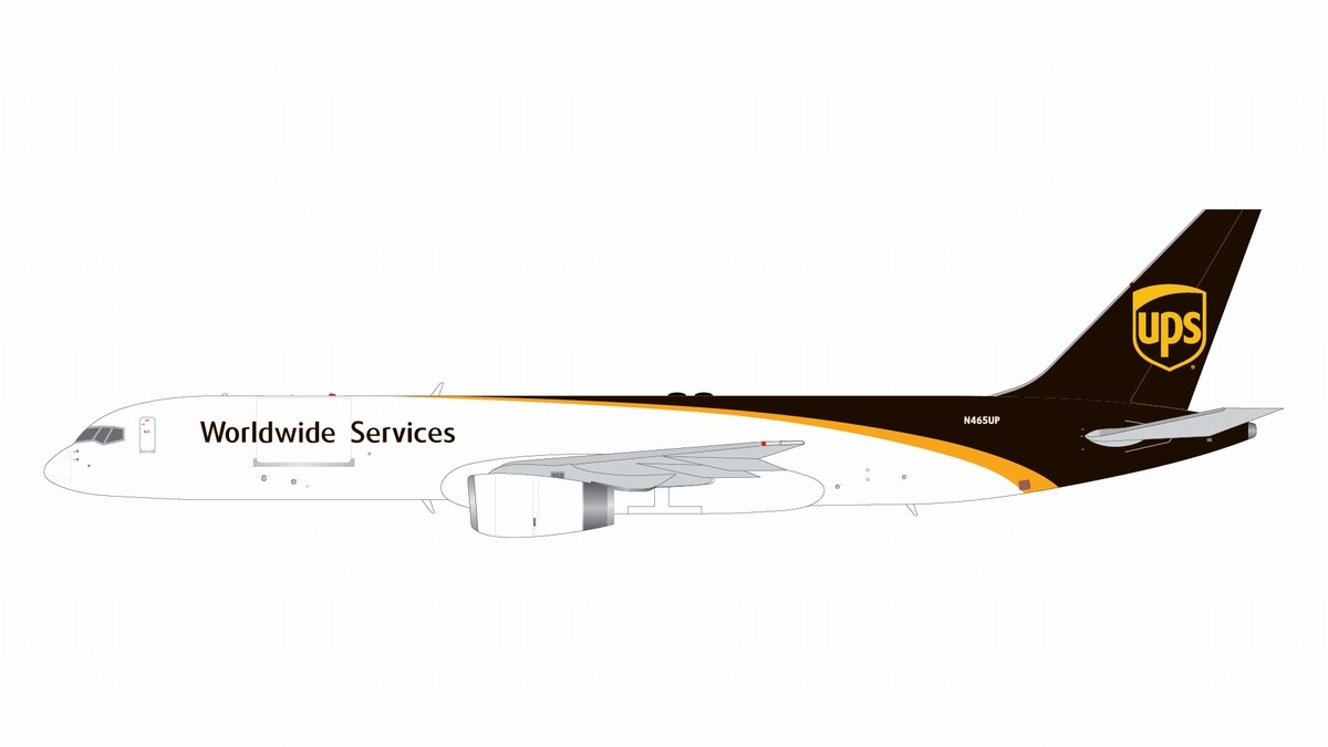G2UPS1277 GEMINI 200 UPS / ユーピーエス B757-200(PF) N465UP  1:200 お取り寄せ GEMINI JETS 1:200 UPS / ユーピーエス ユナイテッド・パーセル・サービス 757-200F 亜鉛ダイキャスト製