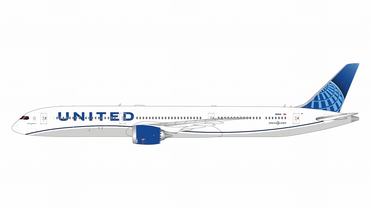 GJUAL2229 GEMINI JETS United Airlines / ユナイテッド航空 B787-10 N13014 1:400 完売しました。