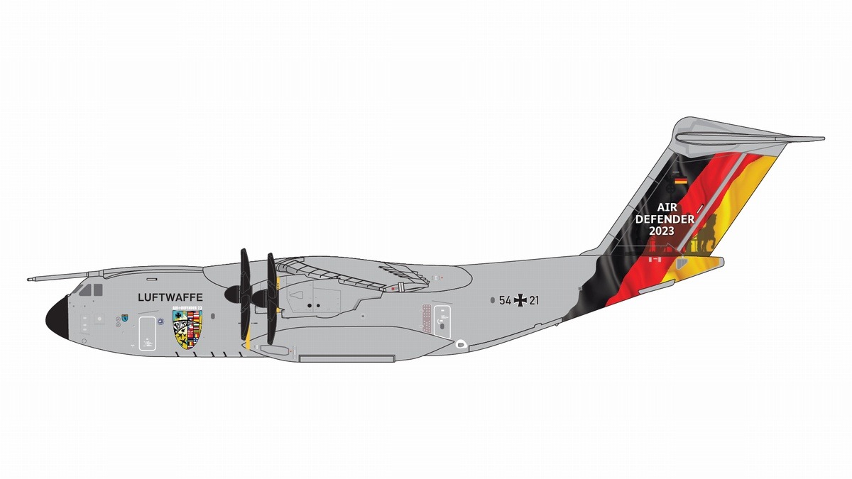 GMLFT138 GEMINI MACS Luftwaffe / ドイツ空軍 A400M-180 54+21  1:400 お取り寄せ