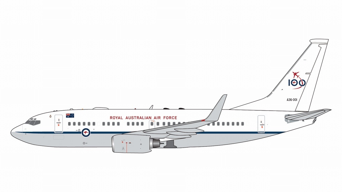 GMRAA135 GEMINI MACS Royal Australian Air Force/RAAF / オーストラリア空軍 B737-700W (BBJ) A36-001 