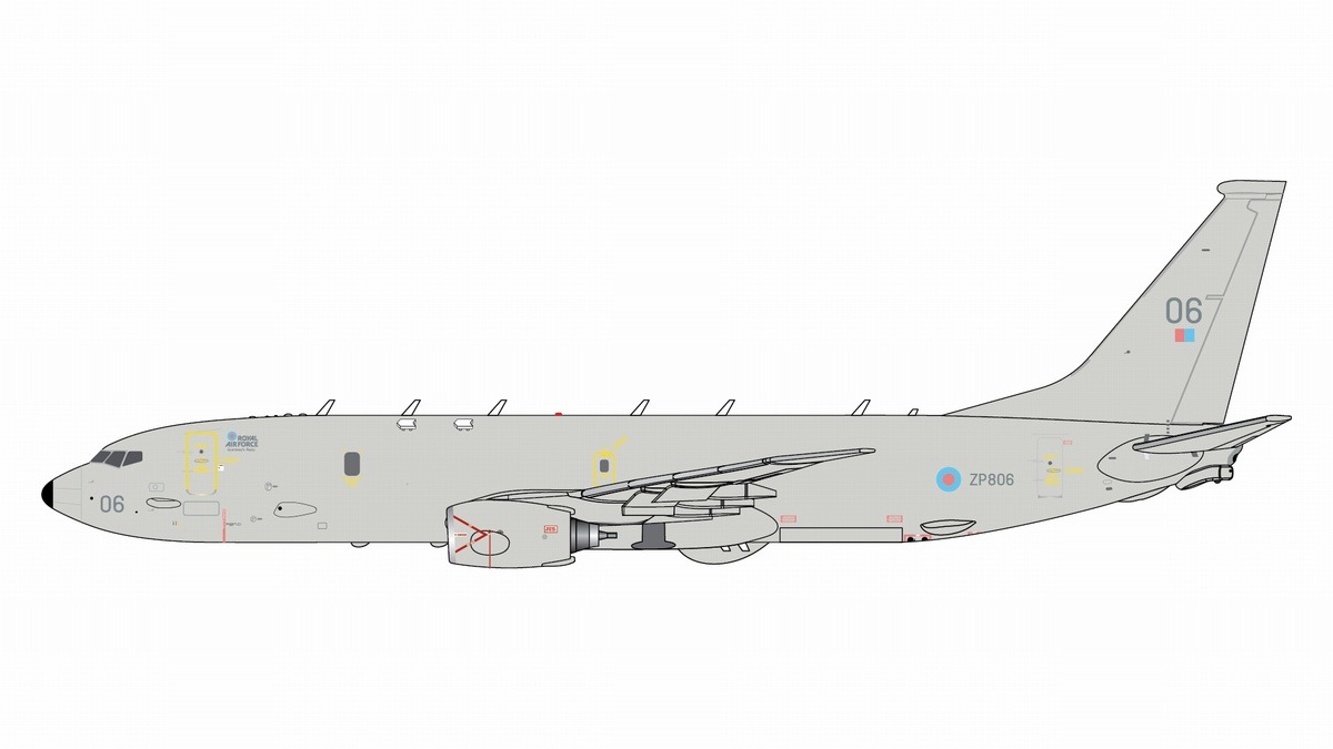 GMRAF136 GEMINI MACS Royal Air Force RAF / イギリス空軍 P-8A Poseidon MRA1 ZP806  1:400 お取り寄せ