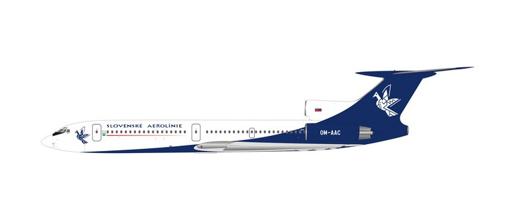 11855 Phoenix Slovak Airlines / スロバキア航空 TU-154M OM-AAC 1:400