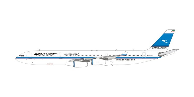 11864 Phoenix Kuwait Airways / クウェート航空 A340-300 9K-ANC 1:400 お取り寄せ Phoenix 1:400 Kuwait Airways / クウェート航空 A340-300 亜鉛ダイキャスト製