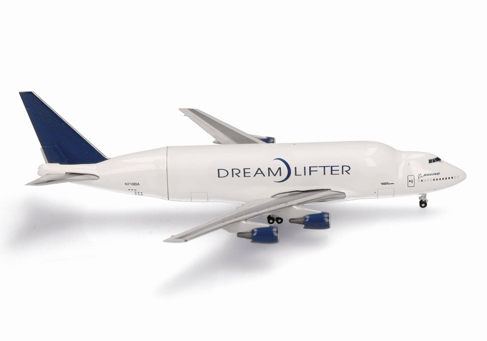 537360 Herpa Boeing / ボーイングカラー B747LCF ドリームリフター N718BA 1:500 完売しました。