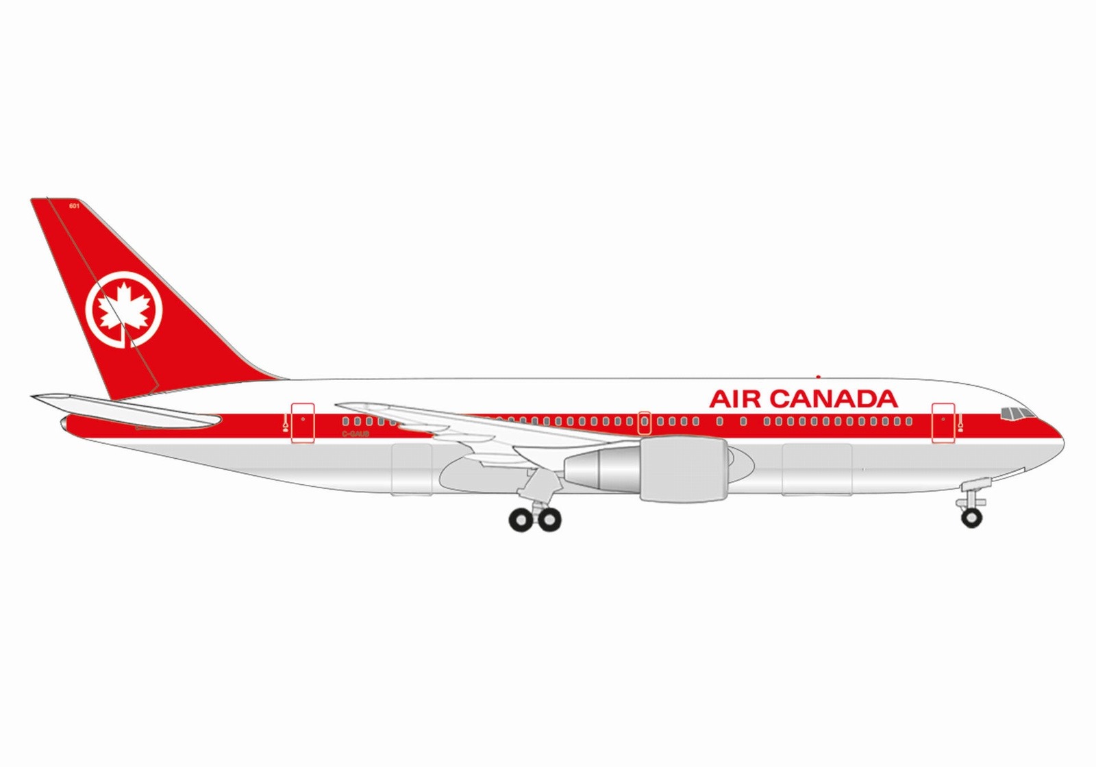 537377 Herpa Air Canada / エア・カナダ B767-200 C-GAUB 1:500 完売しました。