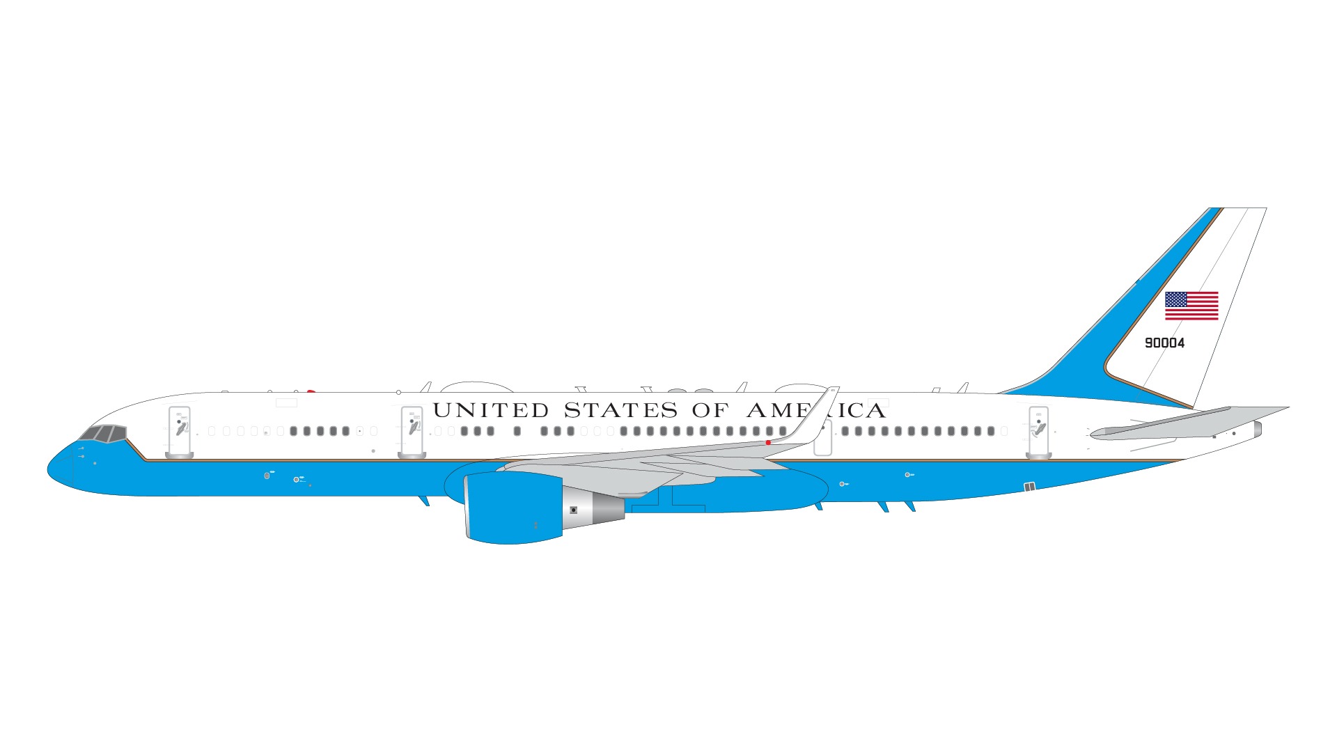 G2AFO1280 GEMINI 200 U.S. Air Force / アメリカ空軍 C-32A 99-0004 Andrews Air Force Base 1:200 完売しました。